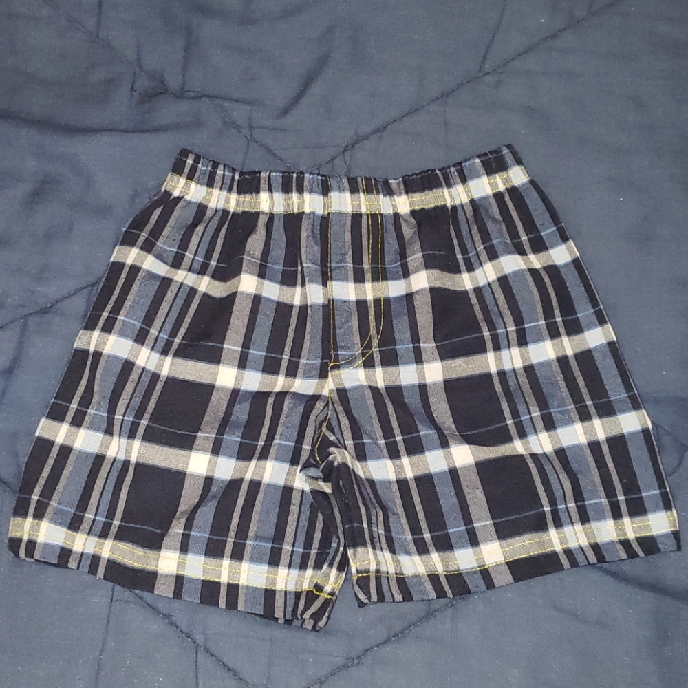 Plaid boy's shorts